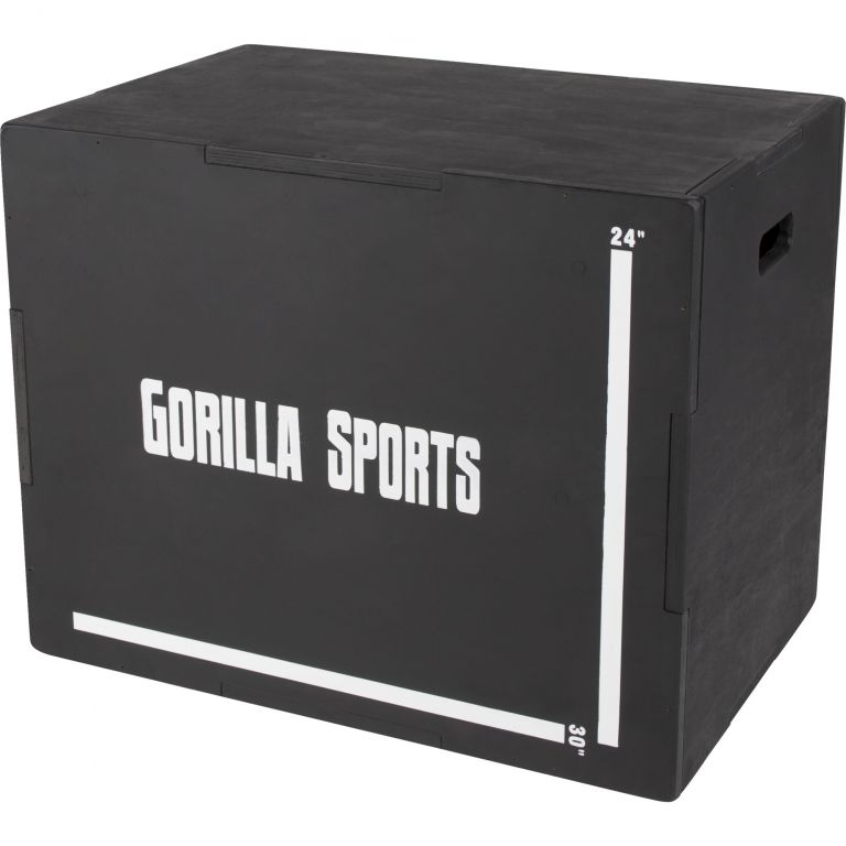 Gorilla Sports Plyobox u crnoj boji